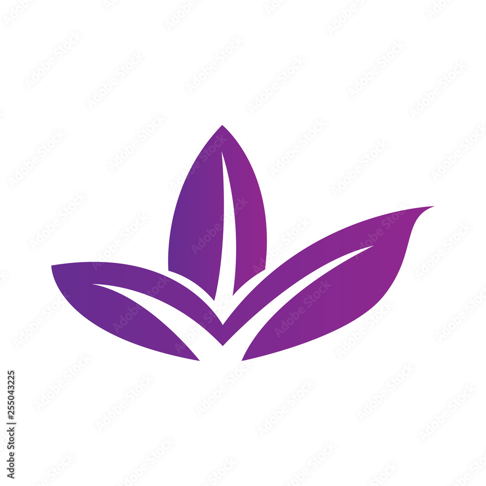 Isolated lotus flower icon. Spa logo. Vector illustration design Isolated lotus flower icon. Spa logo. Vector illustration design