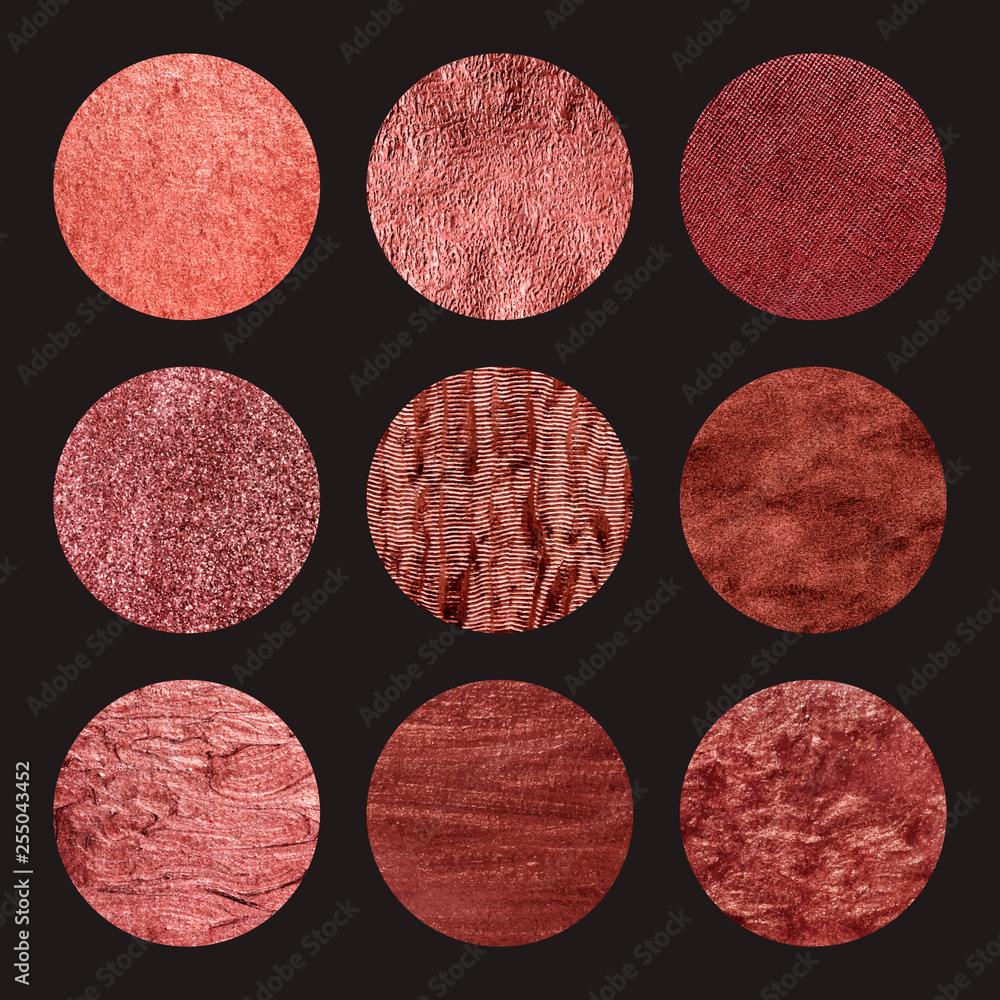 Red patterns collection Red patterns collection