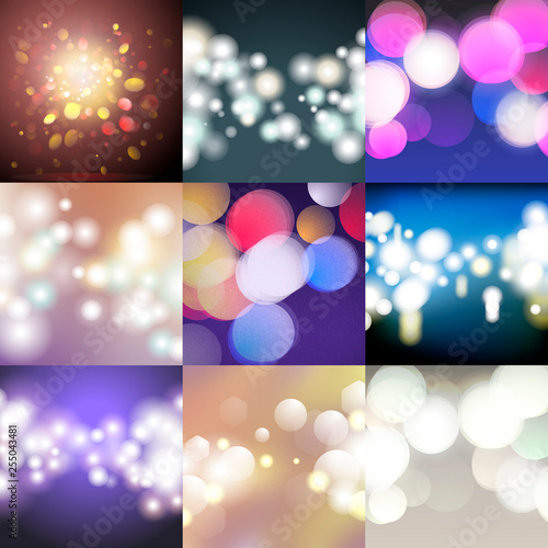 Mixed bokeh backgrounds