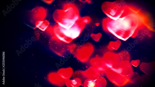 4K holidays love heart valentine