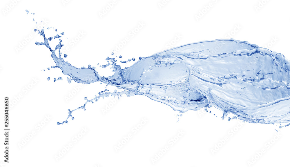 Obraz premium Water,water splash isolated on white background