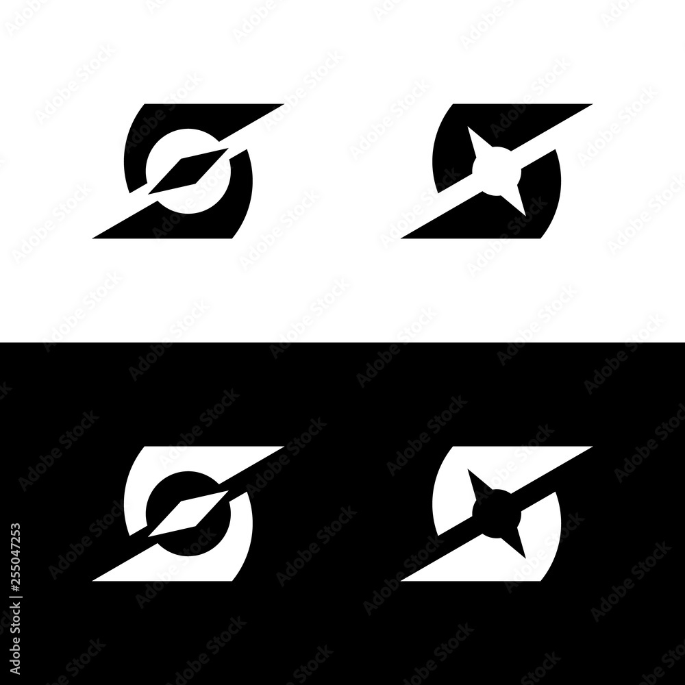 letter S logo with arrow speed design vector illustration Stock Vector ...