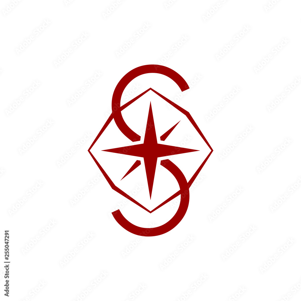 letter s with gemstone logo design vector illustration letter s with gemstone logo design vector illustration
