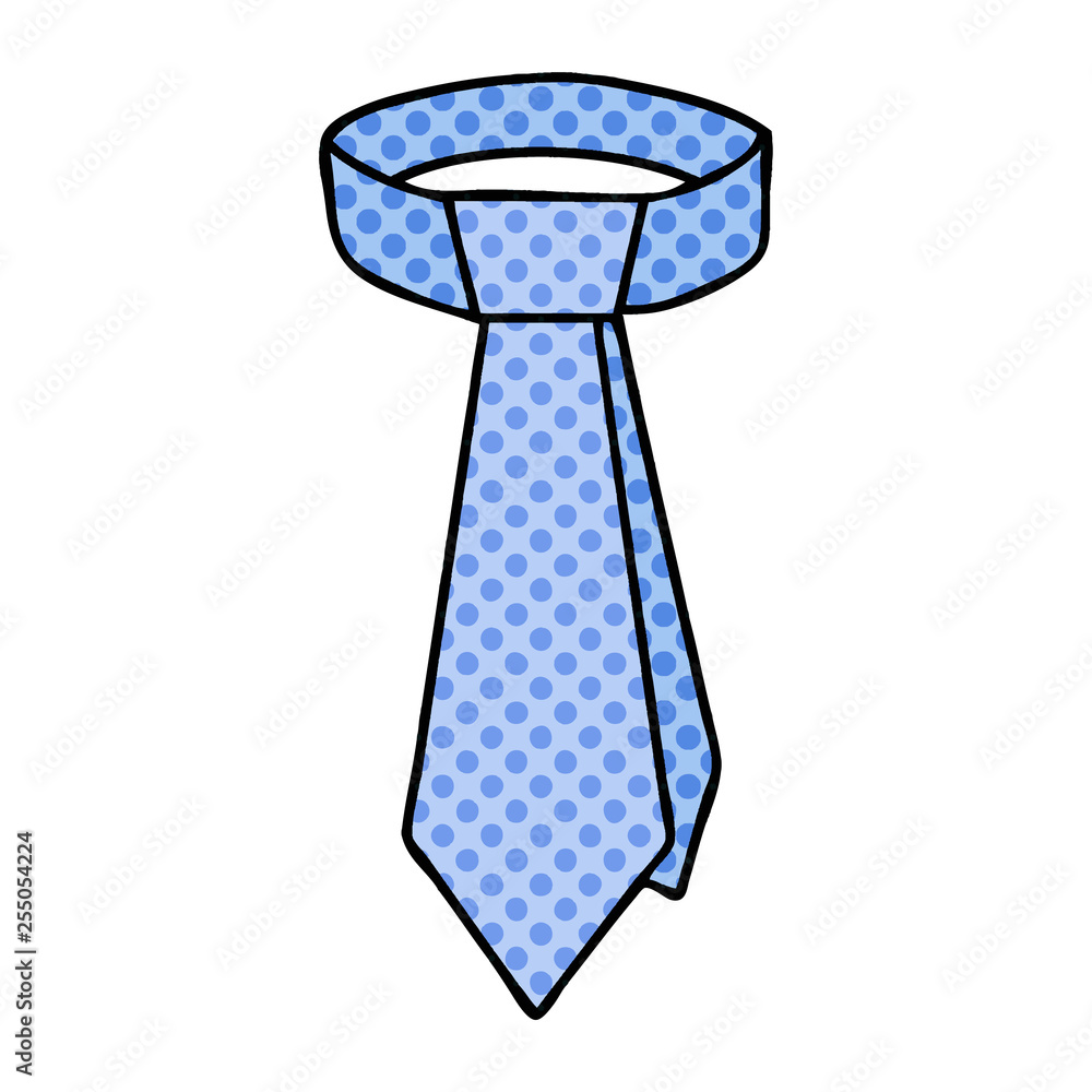 quirky comic book style cartoon neck tie quirky comic book style cartoon neck tie