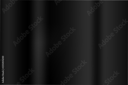Abstract black gredient metal color theme satin texture background. Lighting effects of flash. Blurred vector background with light glare.