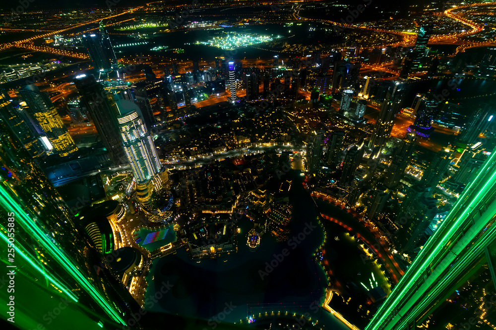 View from the tower of Burj Khalifa