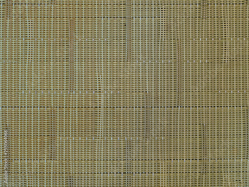 pattern of brown bamboo handcraft weave texture