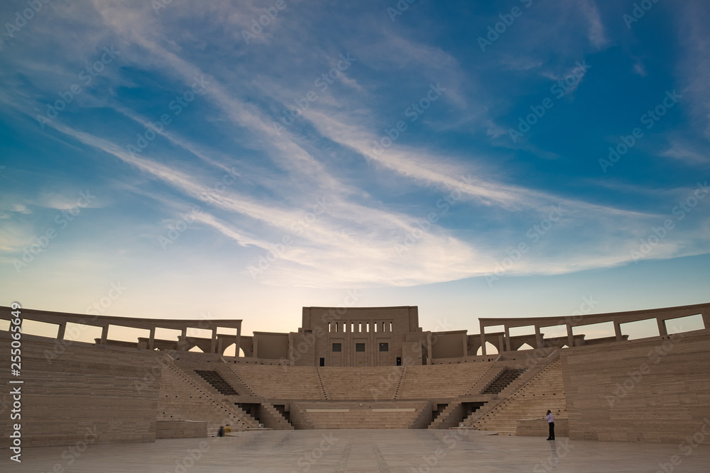 Amphitheater located in Katara Cultural Village, Doha Qatar