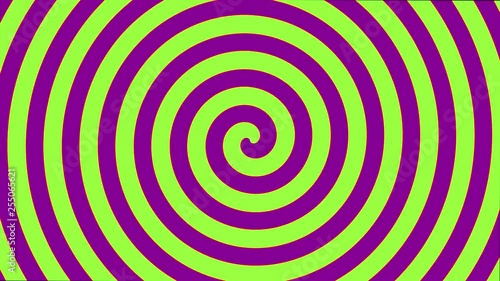 4K spiral optical illusion