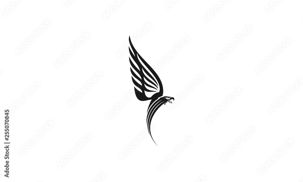 logo eagle and wings