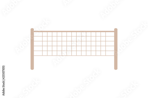 tennis net vector icon