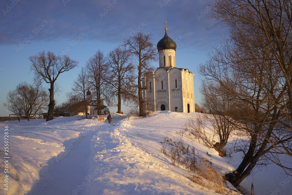 Winter landscape in central Russia. Vladimir region. Winter landscape in central Russia. Vladimir region.