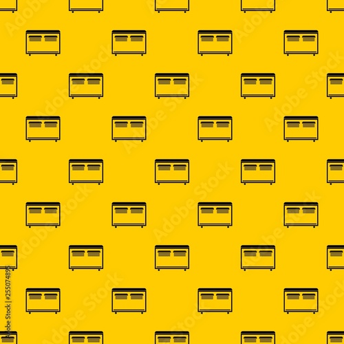 Home equipment for heating pattern seamless vector repeat geometric yellow for any design
