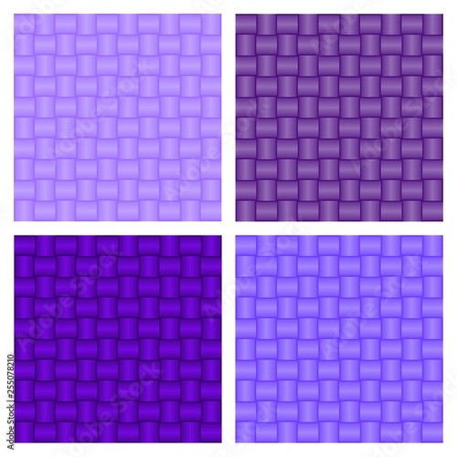 Violet braided backgrounds