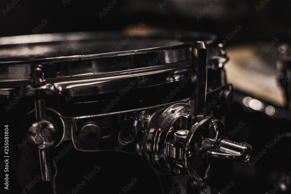 old drums on stage