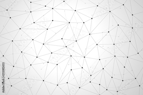 Abstract polygonal background design for business and technology.