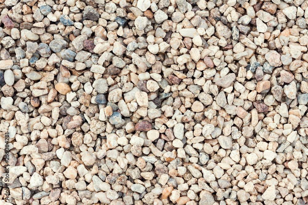 Small Stones Background. Top View Pebbles Backdrop. Small Stones Background. Top View Pebbles Backdrop.