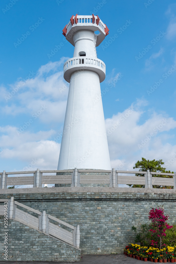 Lighthouse of Sino-Australian Friendship Garden in Zhanjiang City