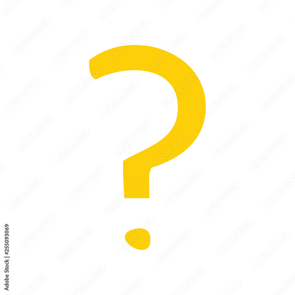 flat color retro cartoon question mark flat color retro cartoon question mark