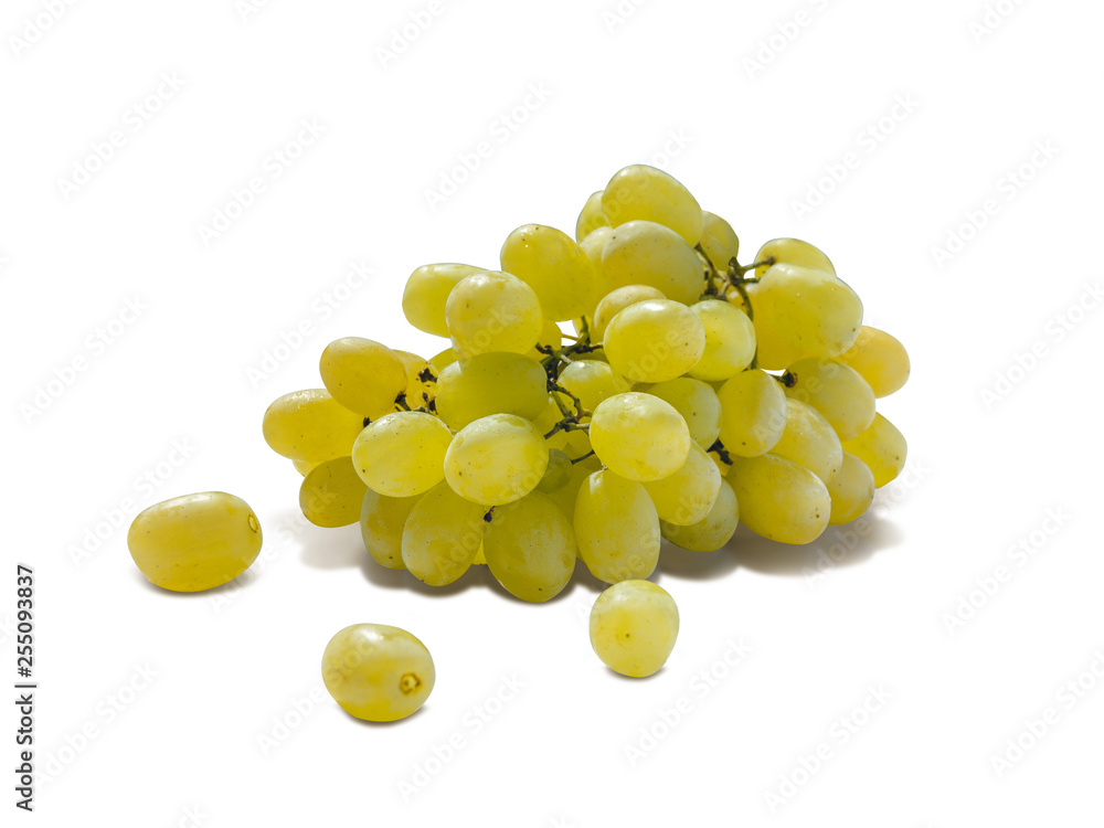 branch of grapes and some single berries