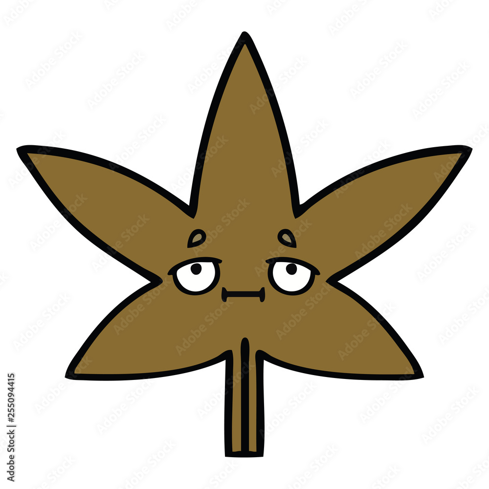 cute cartoon autumnal leaf cute cartoon autumnal leaf