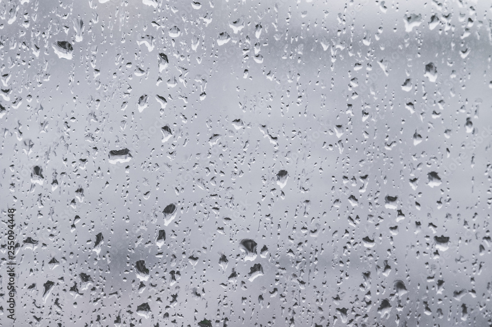 raindrops on the glass raindrops on the glass