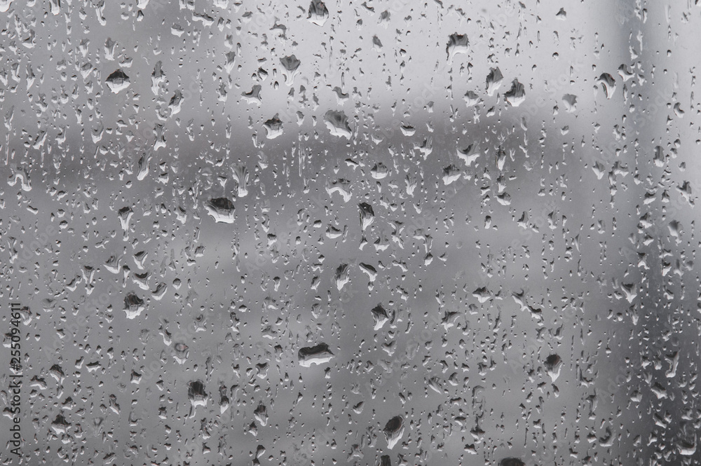 raindrops on the glass raindrops on the glass
