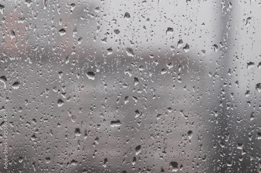 raindrops on the glass raindrops on the glass