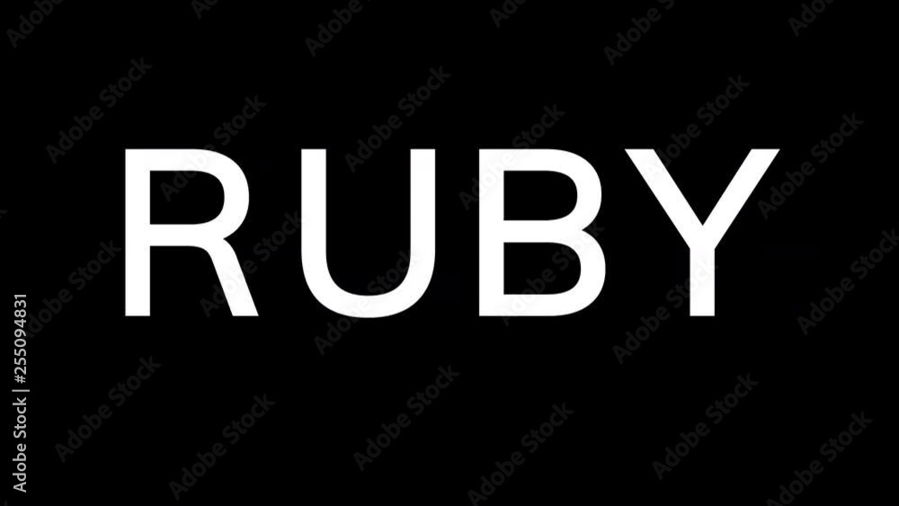From the Glitch effect arises RUBY. Then the TV turns off. Alpha channel Premultiplied - Matted with color black From the Glitch effect arises RUBY. Then the TV turns off. Alpha channel Premultiplied - Matted with color black