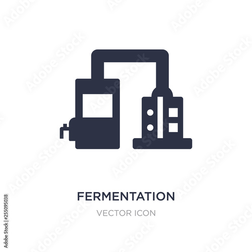 fermentation icon on white background. Simple element illustration from Alcohol concept.