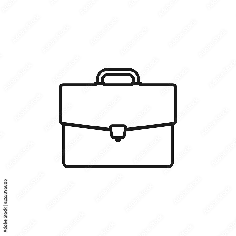 Briefcase icon design template vector isolated Briefcase icon design template vector isolated