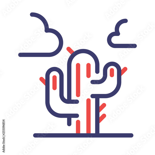 Arizona FlatOutline illustration