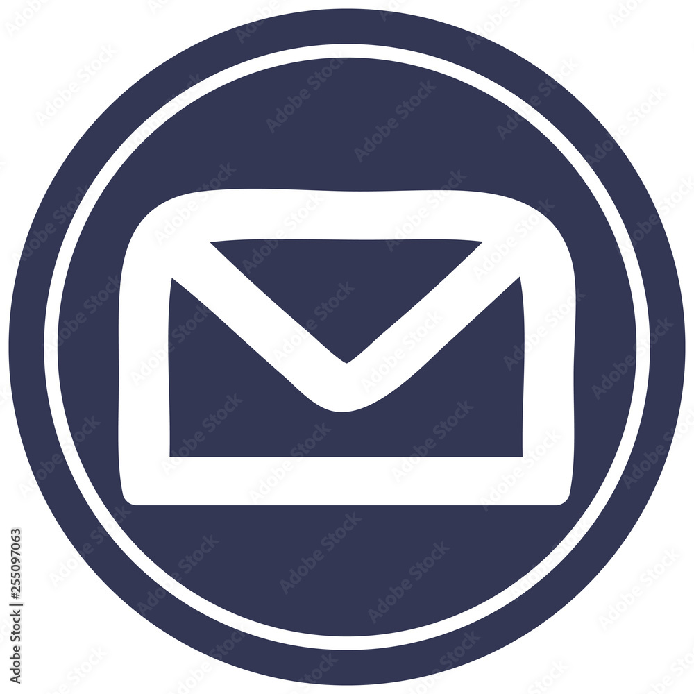 envelope letter circular icon envelope letter circular icon