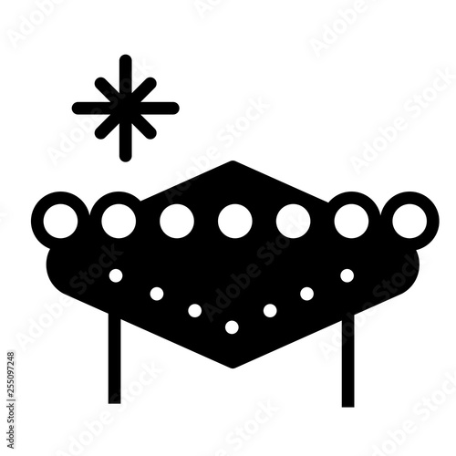 Canvas Print Las Vegas Solid illustration