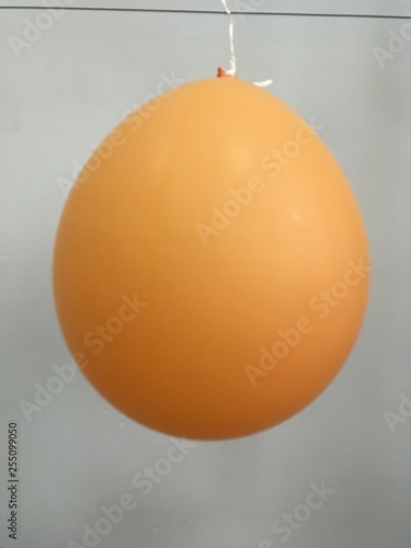 Orange on white