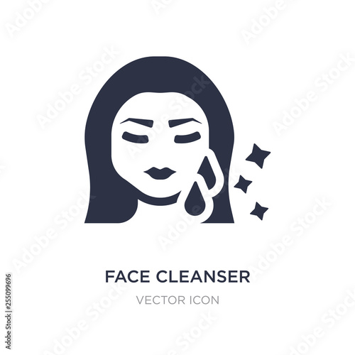 face cleanser icon on white background. Simple element illustration from Beauty concept. © zaurrahimov