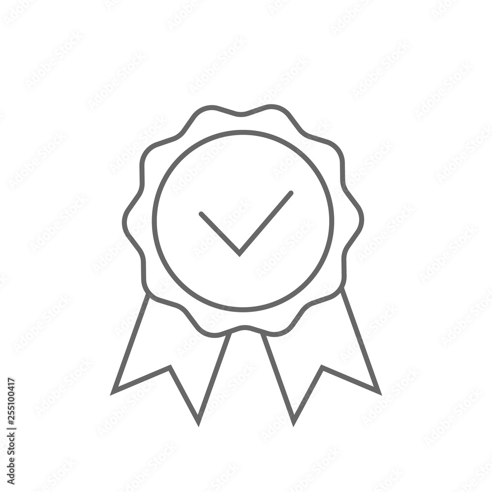 Premium Quality Label Line Icon Premium Quality Label Line Icon