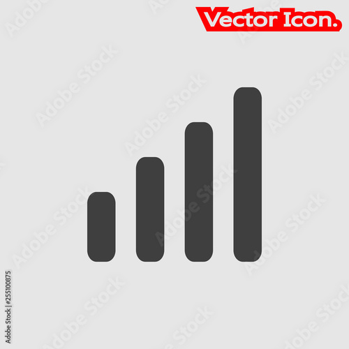 volume control icon isolated sign symbol and flat style for app, web and digital design. Vector illustration.