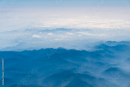 Wallpaper Mural The mountains and the sea of clouds height the sky Torontodigital.ca