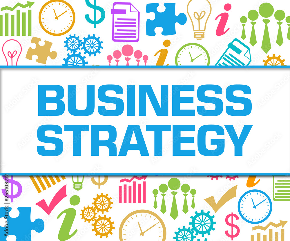 Business Strategy Colorful Business Texture Square 