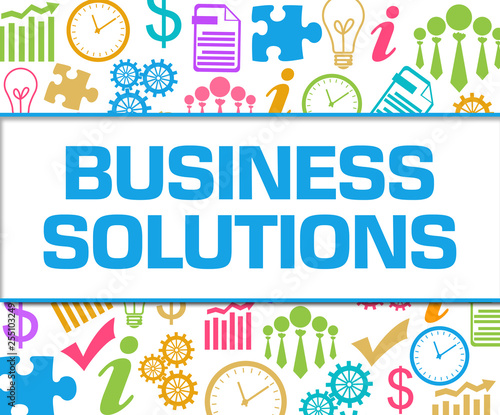 Business Solutions Colorful Business Texture Square 
