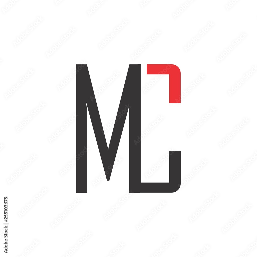 MC logo letter design MC logo letter design