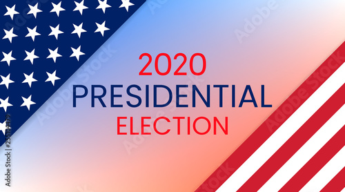 United States of America Presidential Election 2020. Vector