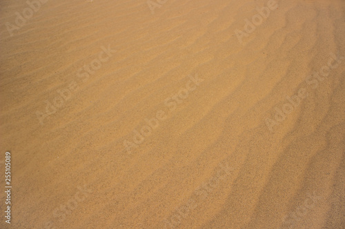 sand dune desert textured background pattern nature surface from above  copy space