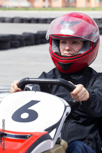 carting on a sports track