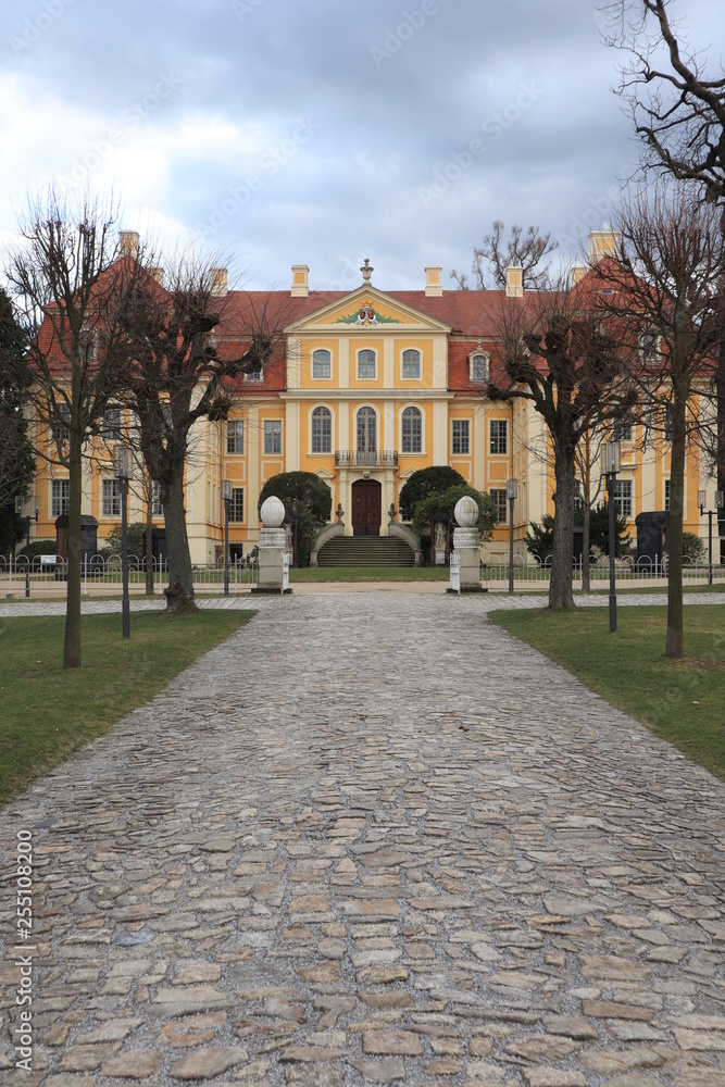 Das Barockschloss Rammenau in Sachsen