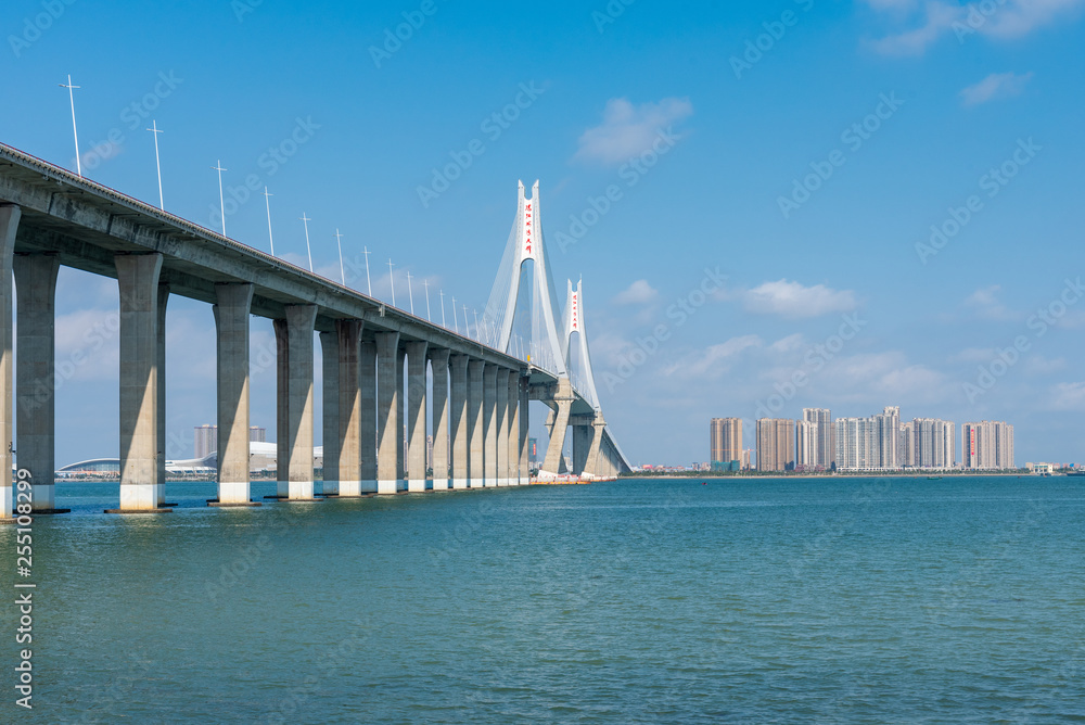 Scenery of Zhanjiang Bay Bridge Scenery of Zhanjiang Bay Bridge