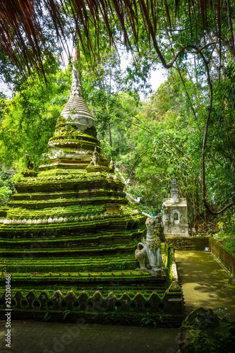 Wat Palad temple stupa, Chiang Mai, Thailand
