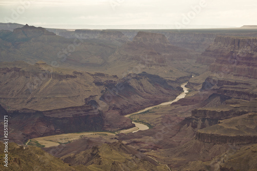 colorado river flowing through grand canyon arizona