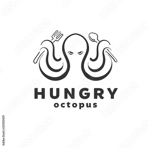 octopus seafood logo inspirations